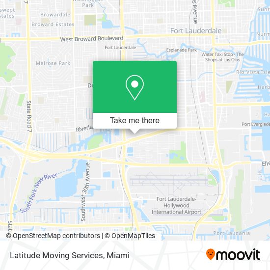 Mapa de Latitude Moving Services