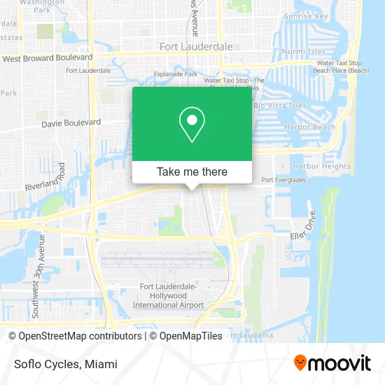 Soflo Cycles map