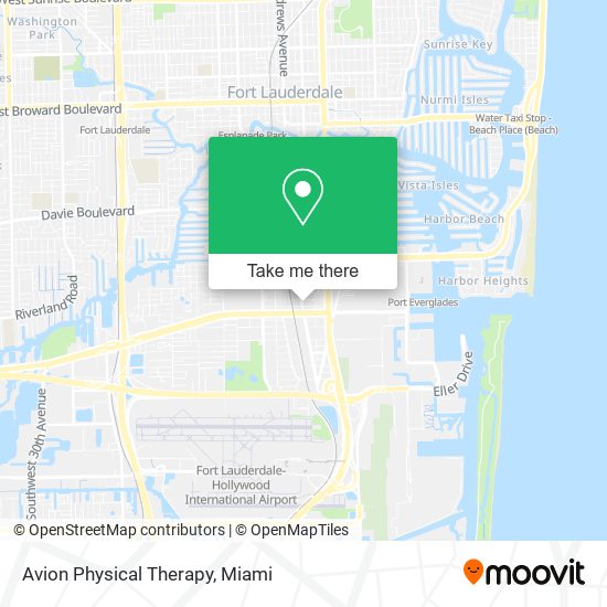 Avion Physical Therapy map