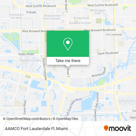 AAMCO Fort Lauderdale Fl map