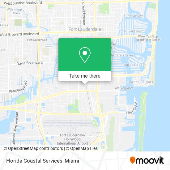 Florida Coastal Services map