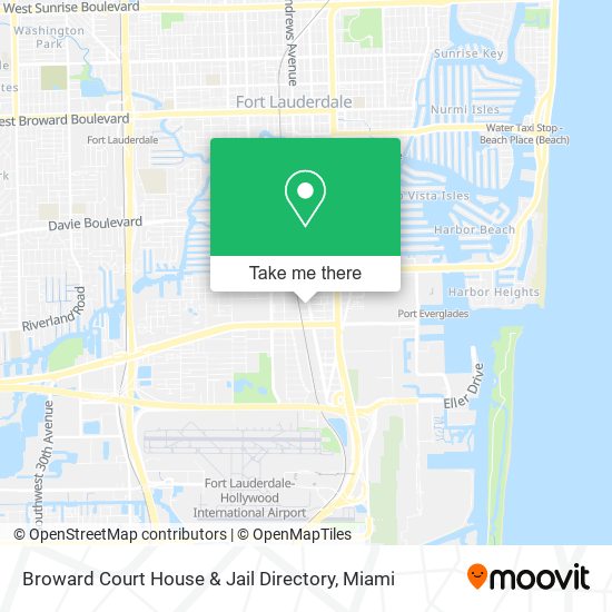 Broward Court House & Jail Directory map