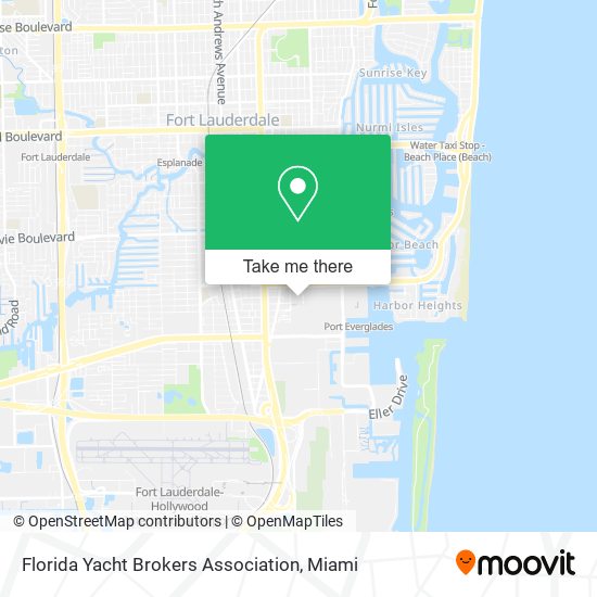 Mapa de Florida Yacht Brokers Association