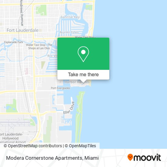 Mapa de Modera Cornerstone Apartments