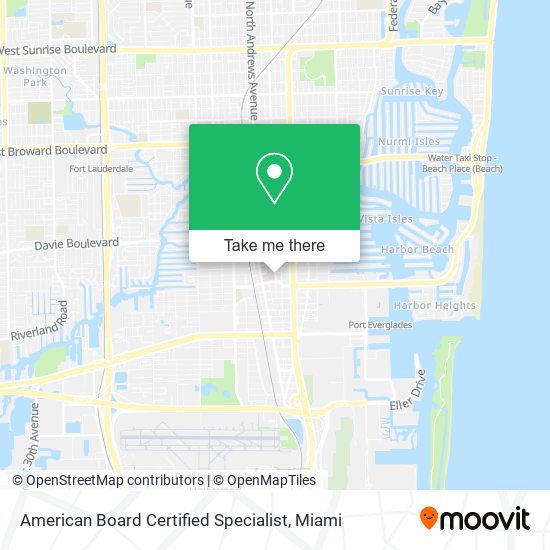 American Board Certified Specialist map