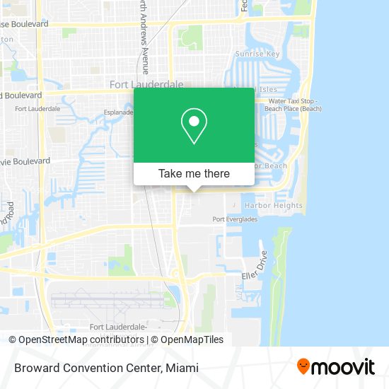 Broward Convention Center map