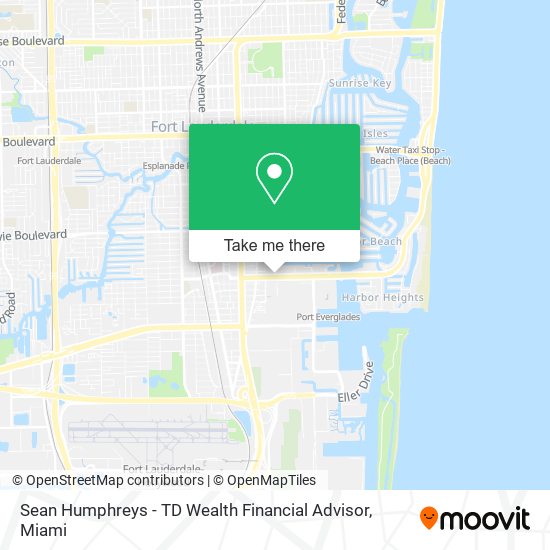 Mapa de Sean Humphreys - TD Wealth Financial Advisor