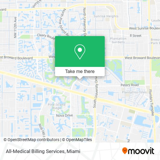 Mapa de All-Medical Billing Services