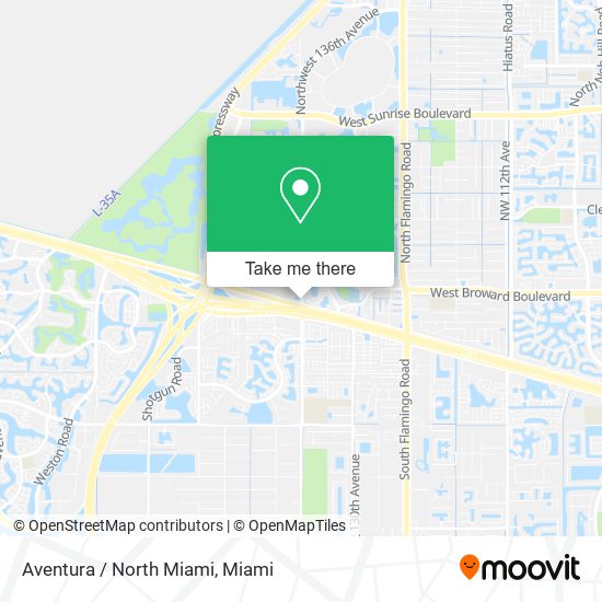 Aventura / North Miami map