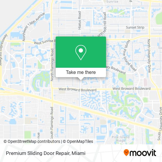 Premium Sliding Door Repair map