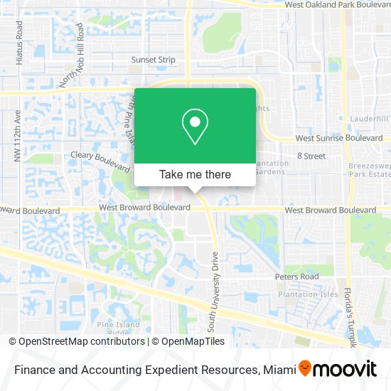 Mapa de Finance and Accounting Expedient Resources