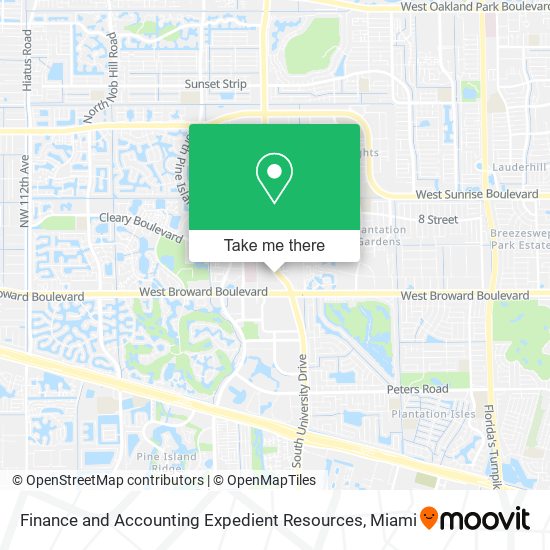 Finance and Accounting Expedient Resources map