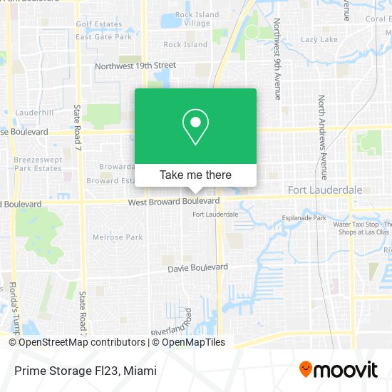 Mapa de Prime Storage Fl23