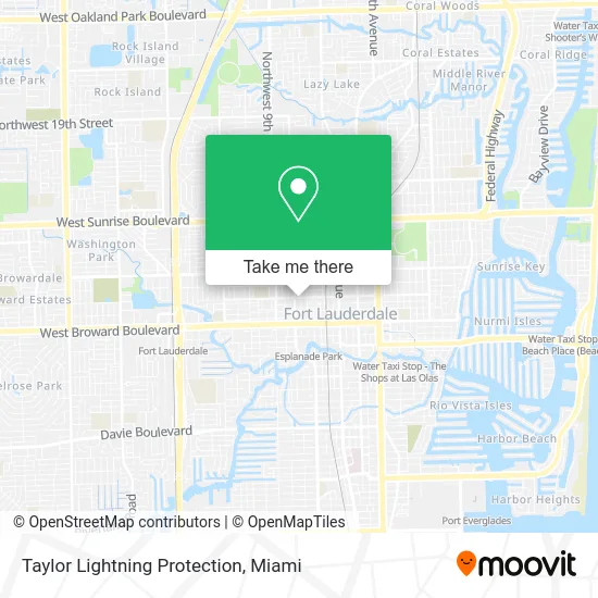 Taylor Lightning Protection map