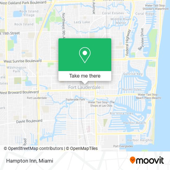 Hampton Inn map