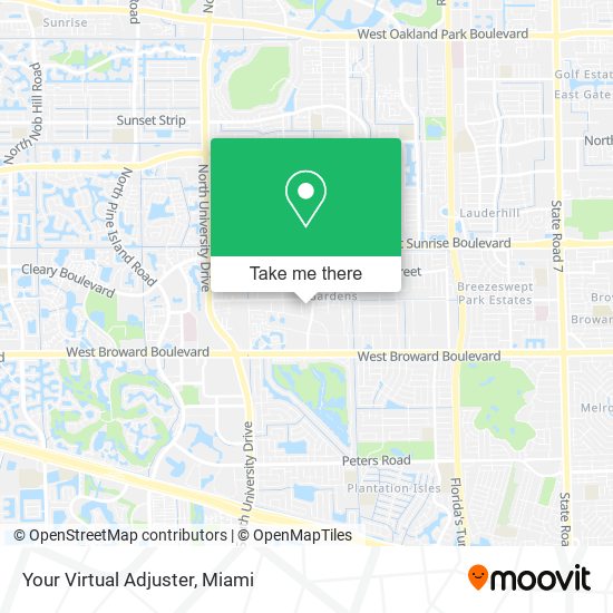 Your Virtual Adjuster map
