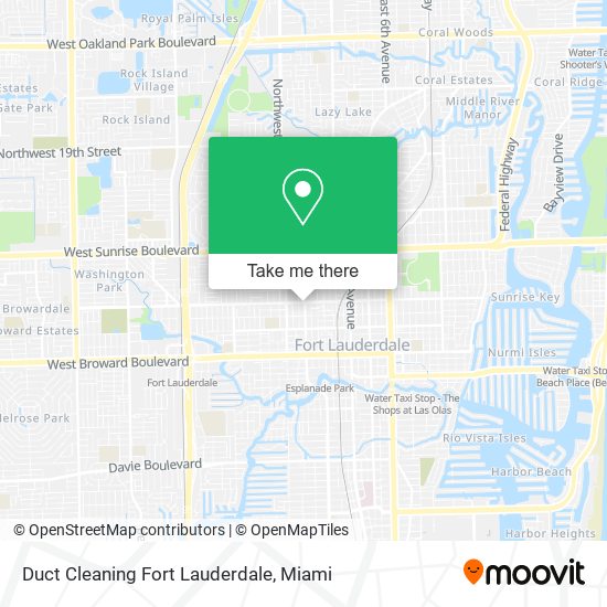 Mapa de Duct Cleaning Fort Lauderdale