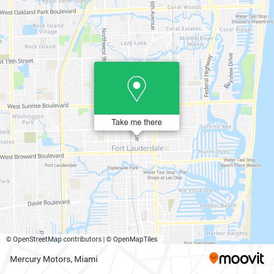 Mercury Motors map