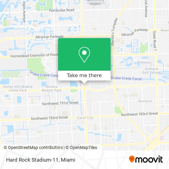 Hard Rock Stadium-11 map