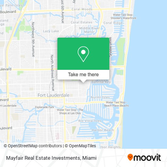 Mayfair Real Estate Investments map