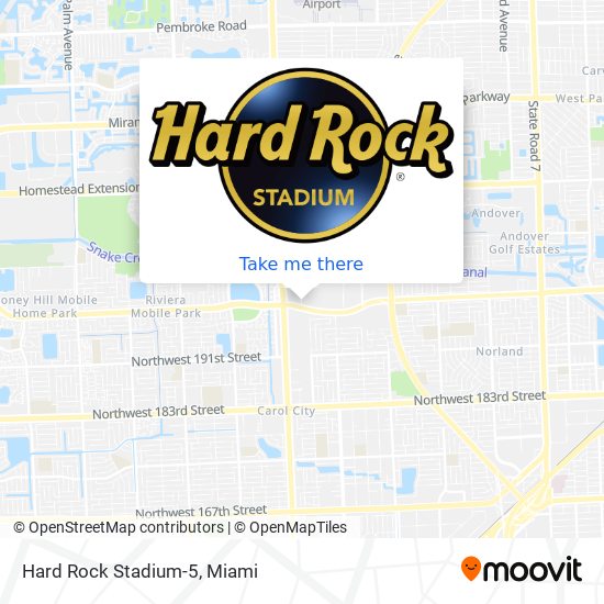 Hard Rock Stadium-5 map