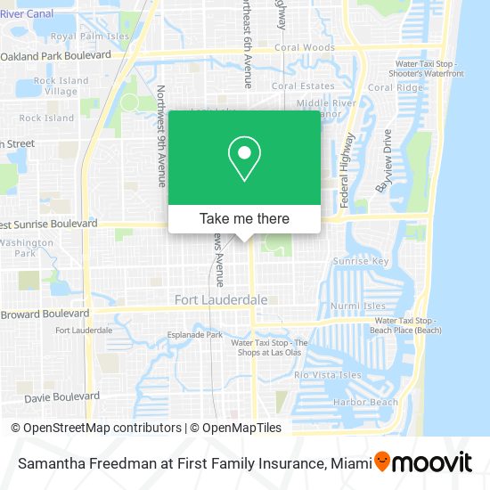 Mapa de Samantha Freedman at First Family Insurance