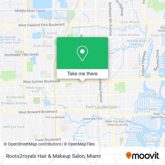 Roots2royals Hair & Makeup Salon map