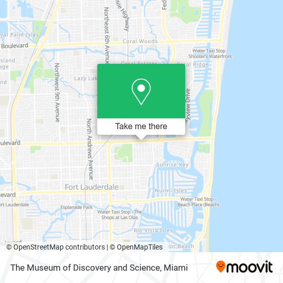 Mapa de The Museum of Discovery and Science