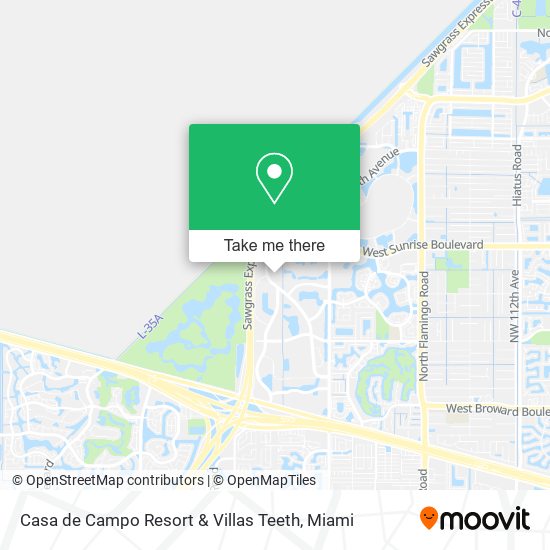 Casa de Campo Resort & Villas Teeth map