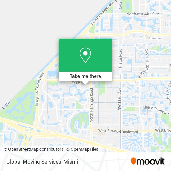 Mapa de Global Moving Services