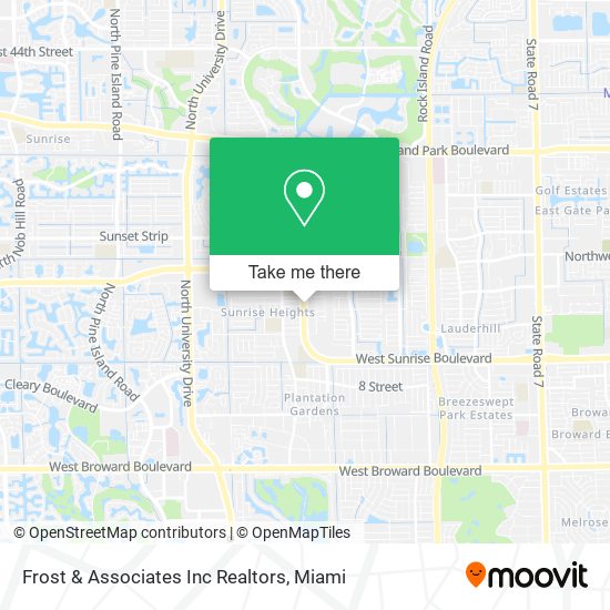 Mapa de Frost & Associates Inc Realtors