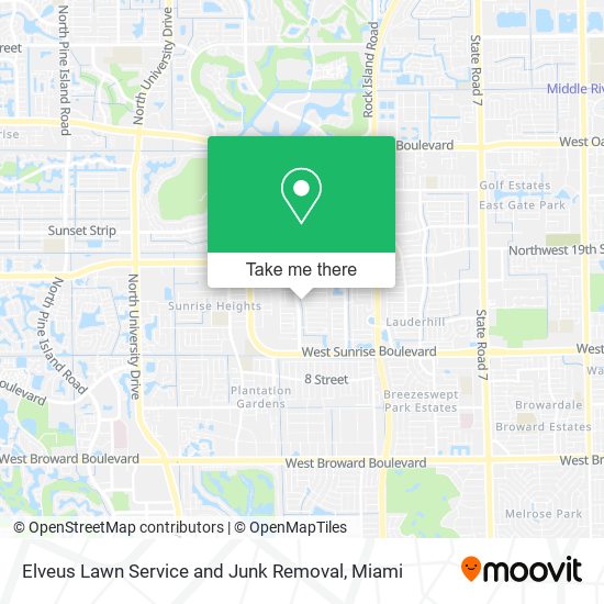 Mapa de Elveus Lawn Service and Junk Removal