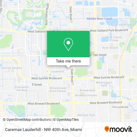Caremax Lauderhill - NW 40th Ave map