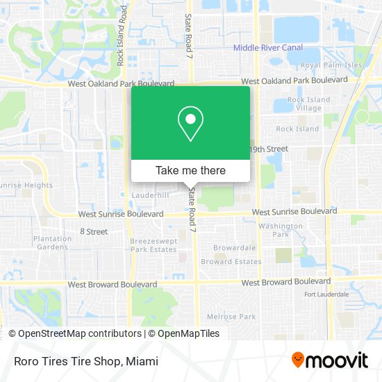 Roro Tires Tire Shop map