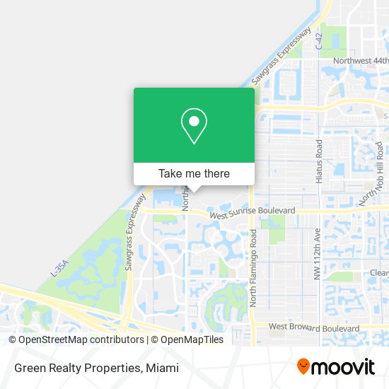 Green Realty Properties map