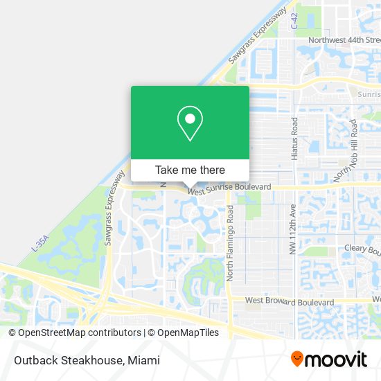 Mapa de Outback Steakhouse