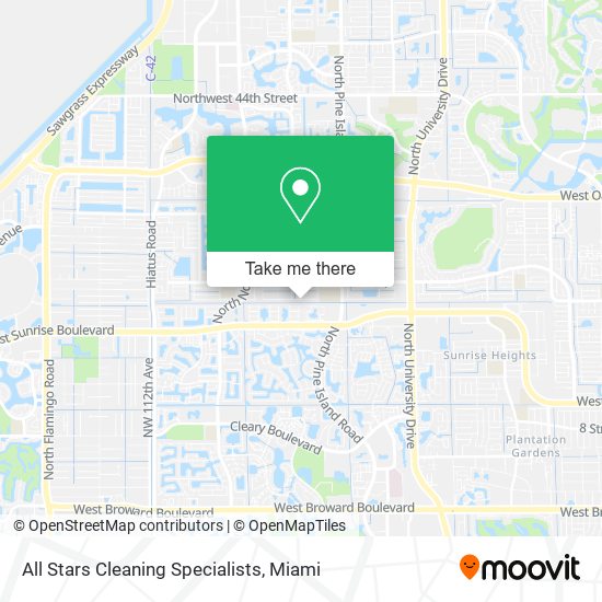 All Stars Cleaning Specialists map