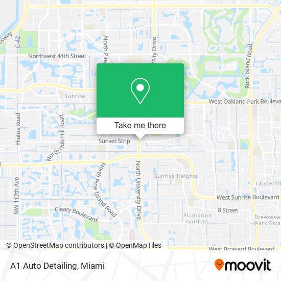 A1 Auto Detailing map