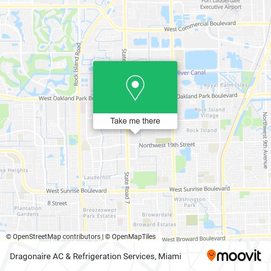 Mapa de Dragonaire AC & Refrigeration Services