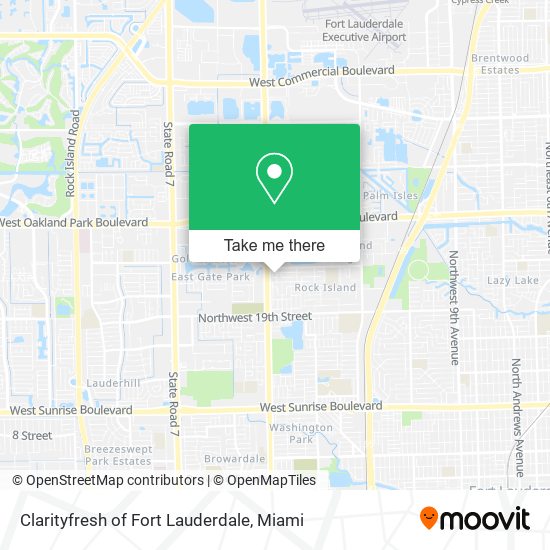 Clarityfresh of Fort Lauderdale map