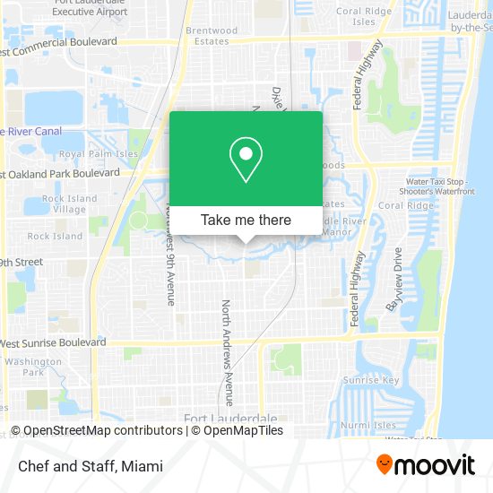 Mapa de Chef and Staff