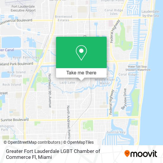 Mapa de Greater Fort Lauderdale LGBT Chamber of Commerce Fl