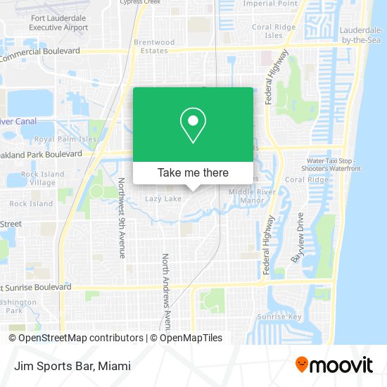 Jim Sports Bar map