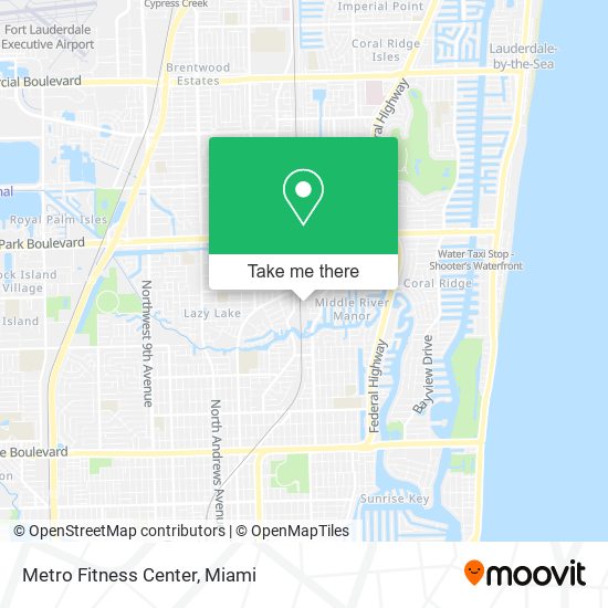 Metro Fitness Center map
