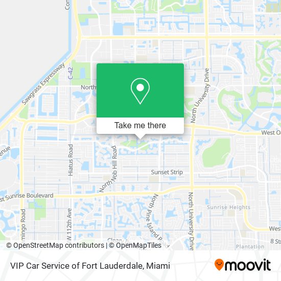 Mapa de VIP Car Service of Fort Lauderdale