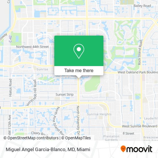 Miguel Angel Garcia-Blanco, MD map