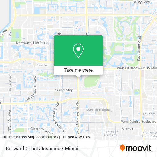 Mapa de Broward County Insurance