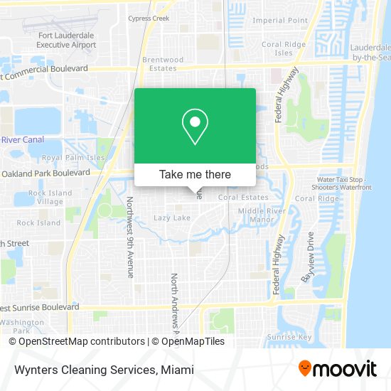 Wynters Cleaning Services map