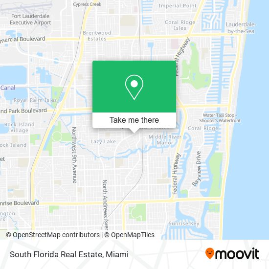 South Florida Real Estate map