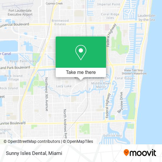 Mapa de Sunny Isles Dental